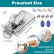 thumbnail image 4 of Kit de guía de costura magnética multifuncional de 2 paquetes, guía de dobladillo, guía de prensatelas universal para máquina de coser, 4 of 5