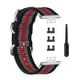thumbnail image 2 of Tholdsy Correa de repuesto para reloj inteligente, correa ajustable, piezas de reparación de coloridas tejidas, compatibles con accesorios Watch Electrónica negro gris rojo, 2 of 6