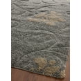 thumbnail image 5 of SAFAVIEH Florida Davin Floral Shag Area Rug, Grey/Beige, 8' x 10', 5 of 9