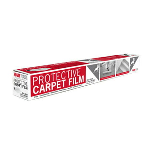Carpet Protection Film 24 x 200' roll. Made in The USA! Easy Unwind, Clean  Removal, Strongest and Most Durable Carpet Protector. Clear, Self-Adhesive