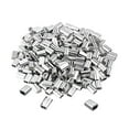 thumbnail image 3 of LOVIVER 200 Pieces Aluminum Sleeves Fixing Clips Clothes Lines Crimping Loop Sleeves, 3 of 8