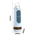 thumbnail image 2 of Portable Desktop Oscillating Fan with Night Light, Three-Speed Adjustable, USB Rechargeable, Low Noise, Ideal for Home, Office, and Bedroom Comfort, 2 of 5