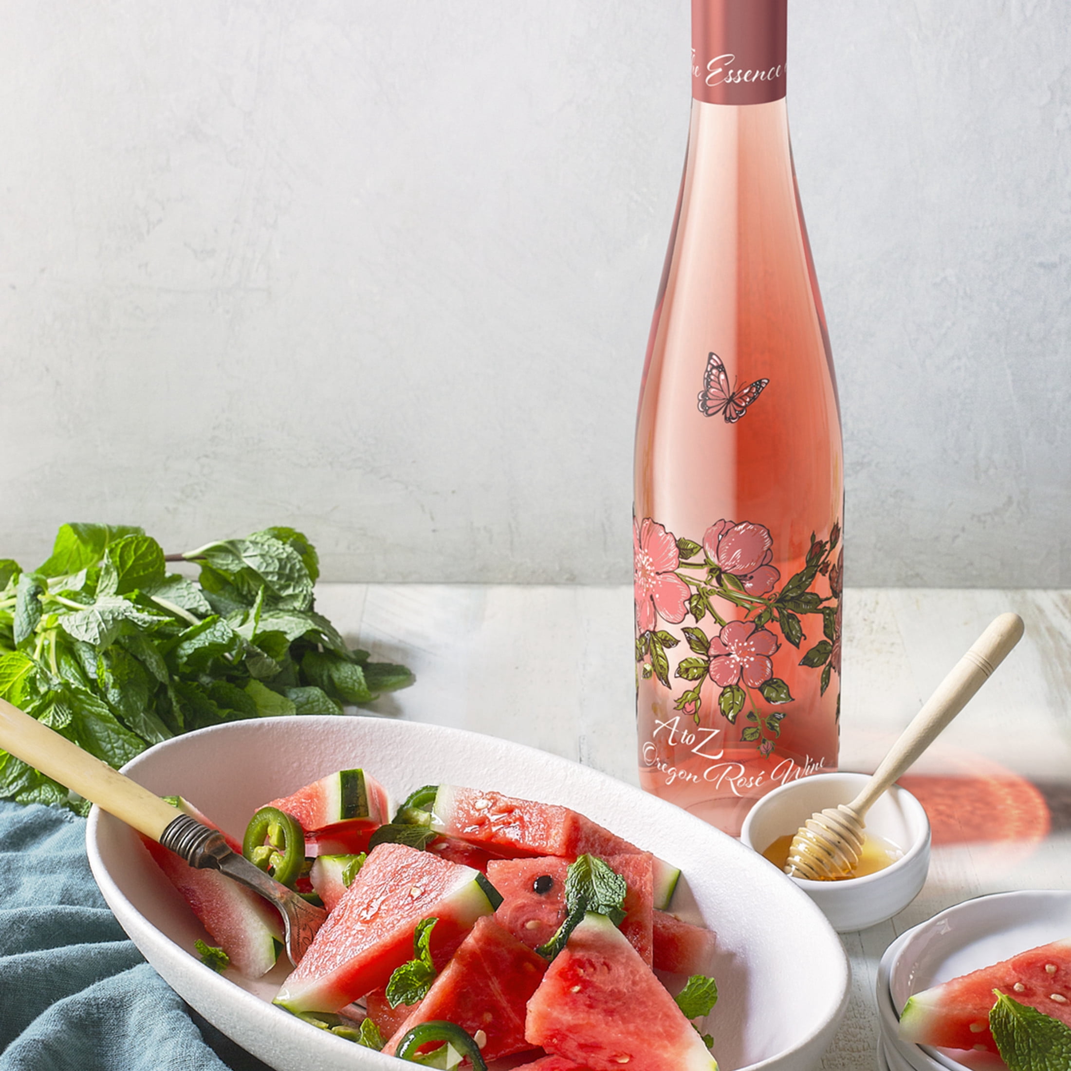 A to Z Wineworks Oregon Rose Wine, 750 ml Bottle, 13% ABV