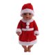 thumbnail image 5 of JM Conjunto de disfraz navideño de niña americana de 18 pulgadas JM, 5 of 5