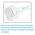 thumbnail image 6 of YUBOMT Car Sound Deadening Roller Double Roller Installation Tool for Car Sound Deadning Material Automotive Insulation Application, 6 of 6