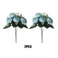 thumbnail image 4 of Ramo de flores artificiales Injueey Decoración azul 2 uds, 4 of 6