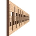 thumbnail image 3 of Ekena Millwork 46 3/8"W x 4"H x 1/4"T Victory Fretwork Moulding, Red Oak, 3 of 13