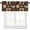 Brown, variant on Brown Coffee Valance Curtains Retro Farmhouse Cafe Beans Simple Abstract Coffee Cups Design Rod Pocket Curtain Valance for Kitchen Bedroom Living Room Decor 1 Panel W54xL18 Inch