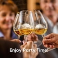 thumbnail image 6 of Clear Ice Cube Maker, 8 Large Whiskey Ice Cubes Mold, 2 Inch Silicone Ice Cube Tray, Easy-Release Sphere Ice Maker,Bourbon Gifts, 6 of 9