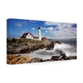 thumbnail image 3 of Trademark Fine Art Mike Jones Photo Portland Head Light Canvas Wall Art - 16x32, 3 of 5