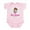 Petal Pink, variant on CafePress - Future Ballerina Like Mommy Baby Infant Bodysuit - Baby Light Bodysuit, Size Newborn - 24 Months