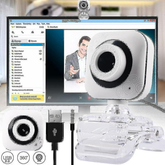 480p Usb 2.0 Webcam Computer Web Cam Camera With Mic For Laptop Desktop