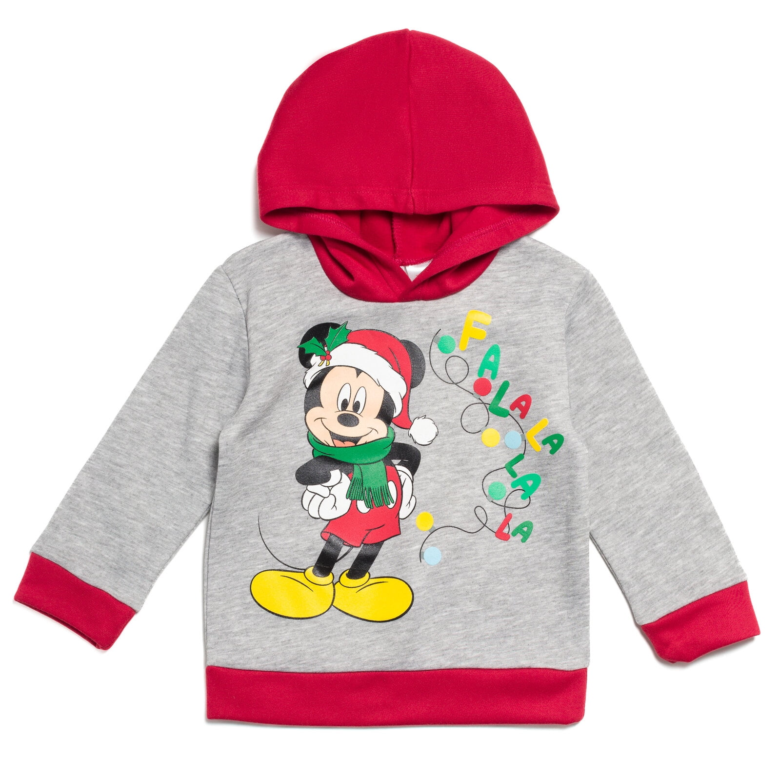 Disney Mickey Mouse Christmas Fleece Pullover Hoodie and Pants Outfit Set Newborn to Toddler