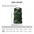 thumbnail image 4 of Rocae Lush Foliage Green Plant for Men's Basketball Jersey Lightweight and Breathable Athletic Tank Top,Quick-Drying Sports Jersey Large, 4 of 9