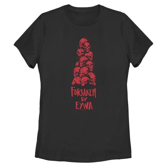 Womens Avatar: Fire and Ash Red Skulls Forsaken By Eywa T Shirt