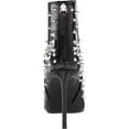thumbnail image 3 of Steve Madden Viceroy Black Studs Spiked Pointed Toe Stiletto Heel Ankle Boots (Black, 11), 3 of 6
