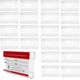 thumbnail image 1 of 20 Pcs Transparent Label Holder, Adhesive Label Holder, Acrylic Label Holder, Price Tag Holder Shelf Insert Labels For Office Supermarket, 1 of 5