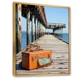 thumbnail image 2 of Designart "Memories of the Weathered Pier III" Nautical & Beach Floater Framed Canvas Print, 2 of 7