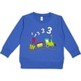 thumbnail image 2 of Inktastic Third Birthday Party Train Toddler Sweatshirt, 2 of 4
