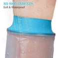 thumbnail image 5 of Asunby Cast Covers for Shower Leg Adult Waterproof full Leg Protector Shower Bandage Wound Showering for Broken Leg Knee Foot Ankle Wound Burns Care Supplies, After Surgery Gifts,Reusable, 5 of 9