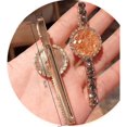 thumbnail image 3 of HSHDLDF Pinces à Cheveux en Cristal Brillantes, Whitebridge 5 Pcs Pinces Crocodile en Strass pour Femmes Filles, 3 of 7
