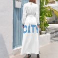 thumbnail image 3 of Vestido largo de ciudad, vestido sexy, vestido de noche para mujer, vestidos de verano para mujer, 3 of 5