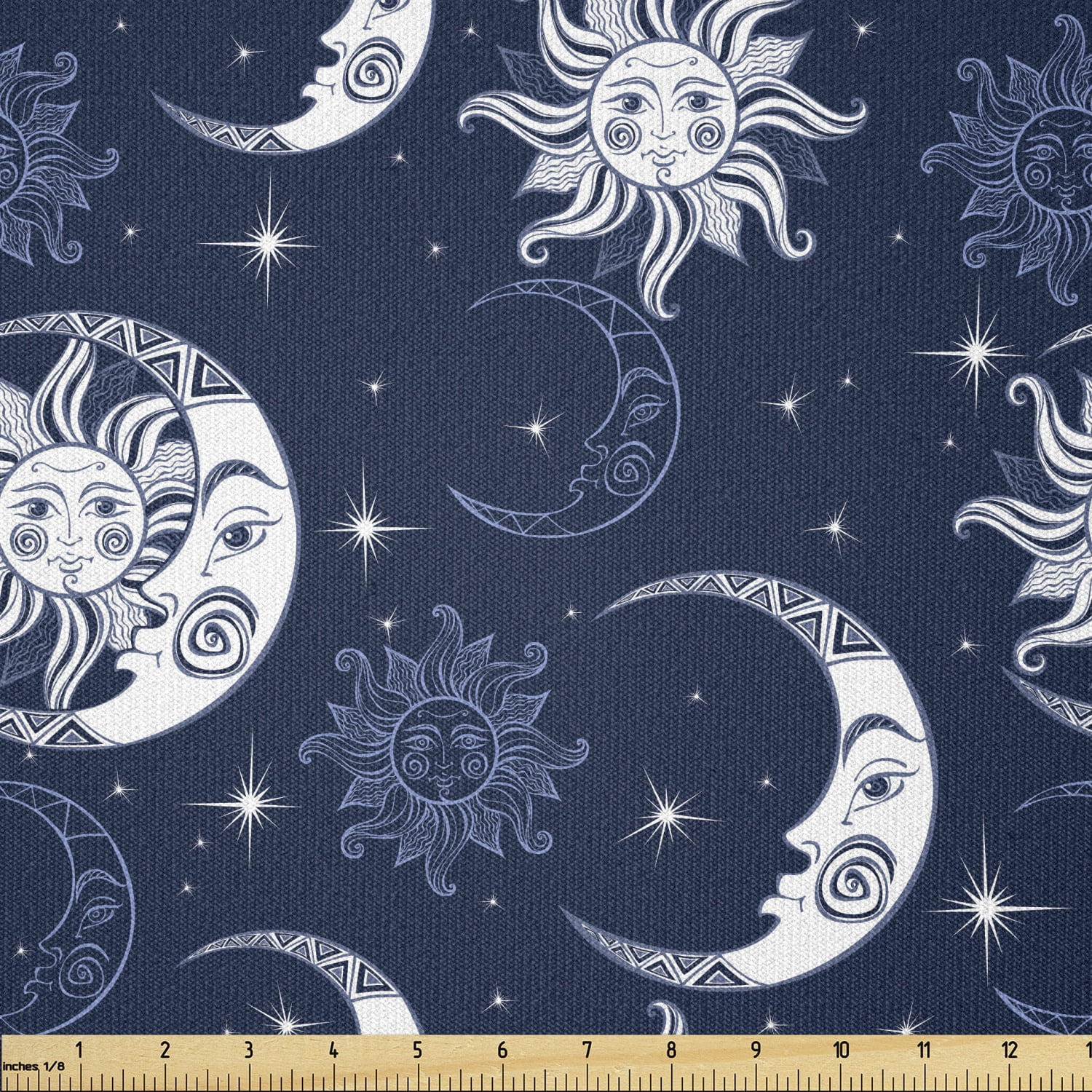 materials-craft-supplies-tools-half-moon-blue-half-yard-moon-stars
