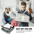 thumbnail image 2 of Husband Birthday Gifts - Unique Wedding Anniversary Romantic Gifts for Husband from Wife - Fathers Day Christmas Valentines Day Birthday Presents for Him - to My Man Blanket 50"x60", 2 of 5