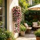 thumbnail image 1 of Glicina Artificial Flores Colgantes Enredaderas de Seda para Arco de Boda Pared Jardín Cerca Decoración Interior Exterior, Rojo, 95cm, 1 of 6