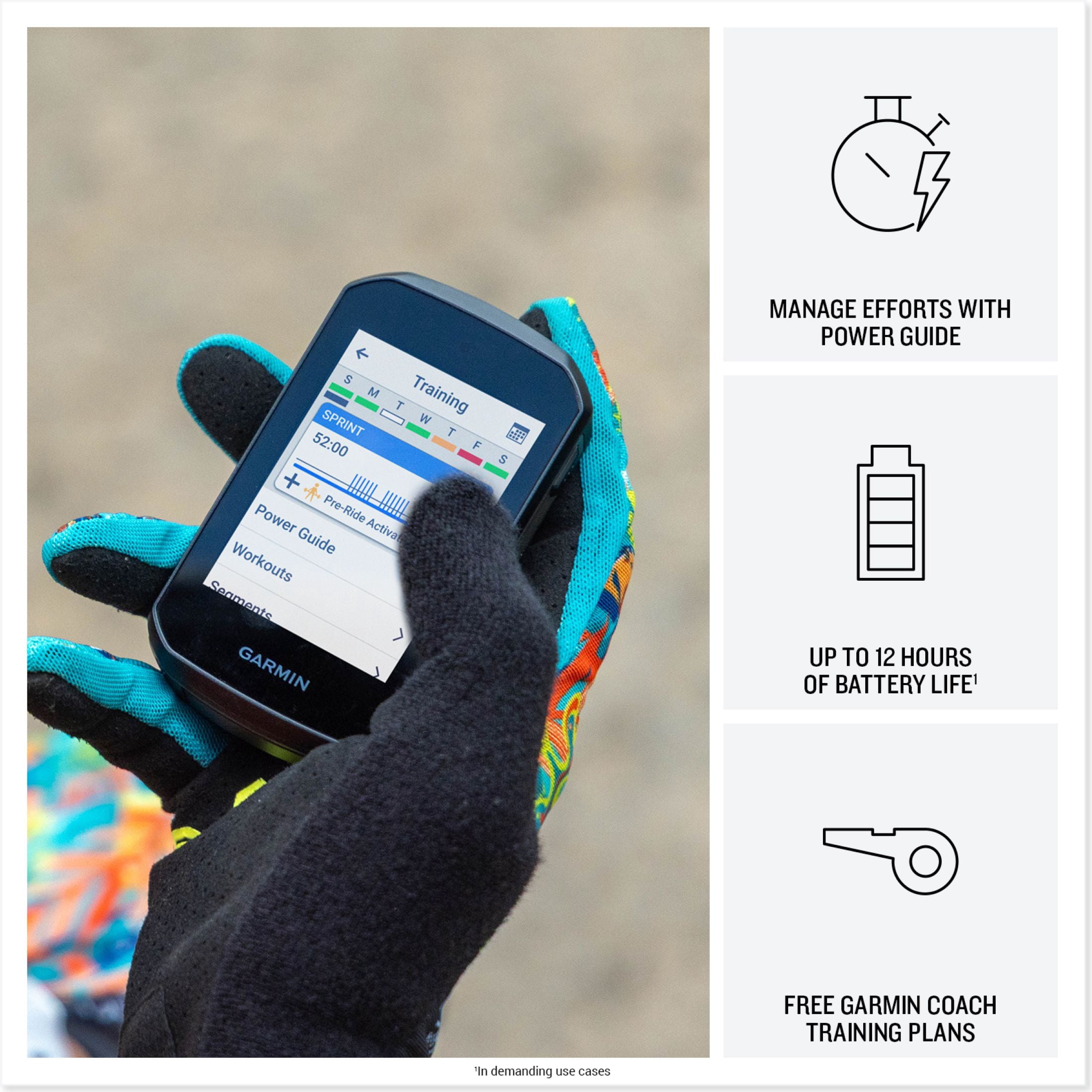 Garmin Edge 550, Compact GPS Cycling Computer, Vivid Color Display, Bike-Specific Mapping, Advanced Training and Performance Insights