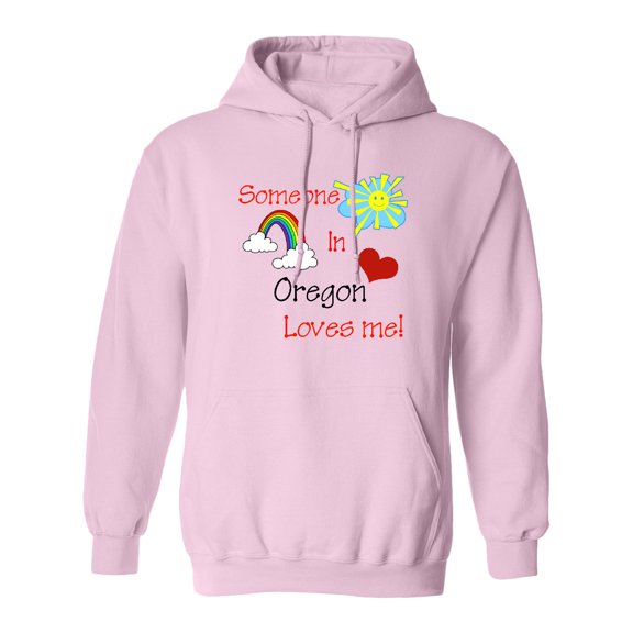 Inktastic Someone in Oregon Loves Me Adult Hoodie Sweatshirt
