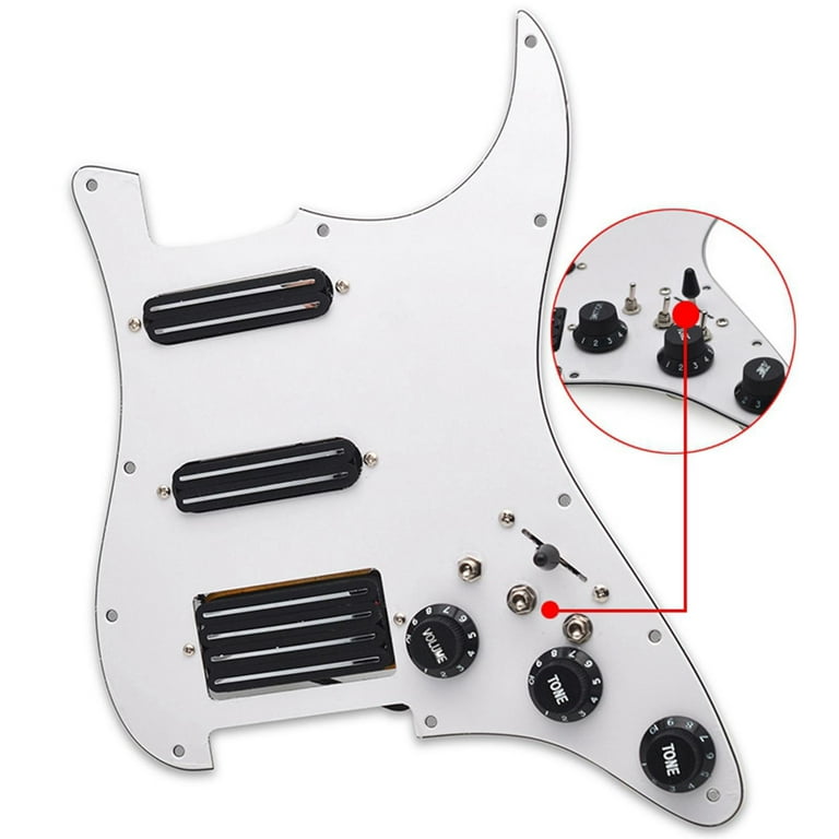 HSS Loaded Electric Guitar Board Circuit Assembly Finger Pick