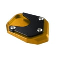 thumbnail image 5 of Unique Bargains 1 Set Aluminum Alloy Motorcycle Kickstand Plate Pad for Honda CB125R 2018-2021 with Wrench Gold, Black, 5 of 6