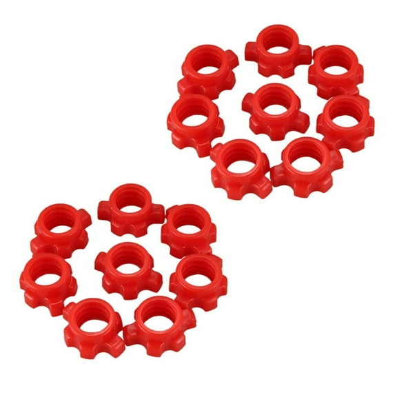 16PCS Dumbbell Nut,Dumbbell Rod Nut, Collars for Barbells Bars Training Sports Accessories