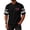 Black, variant on Men's Short Sleeve V Neck Jersey Style Tops Summer Alphabet Pattern Printed T-Shirt The 250 Years of USA Flag Design Short Sleeves,Red,M