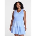 thumbnail image 2 of Time and Tru Women's Smocked Sleeveless Mini Dress with Ruffle Trim, Sizes XS-XXXL, 2 of 6