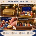 thumbnail image 4 of 3Pcs Mini Christmas Nativity Set in Tin Box – Mini Holy Family Figurines – Religious Christmas Decor Gift for Family, 4 of 8