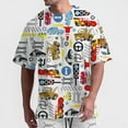 thumbnail image 3 of Camisetas de Disney Pixar Cars Lightning McQueen para hombre, ropa, camisetas de dibujos animados, camisetas casuales para niños, niñas y adolescentes, 3 of 5
