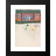 thumbnail image 2 of Spencer Frederick Gore 14x18 Black Modern Framed Museum Art Print Titled - Sketch of Figures and Poles (1912), 2 of 5