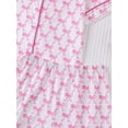 thumbnail image 4 of Angala 2 Piece Outfits For Girls Notch Neck Short Sleeve Graphic Print Sleepwear With Shorts Set Girls Fall Season Wear Clothes, 4 of 8