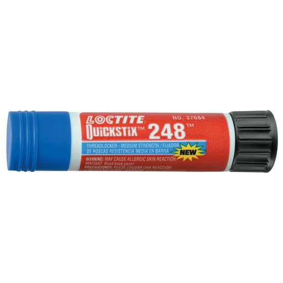 Loctite QuickStix 248 Threadlockers, High Strength, 19 g, 3/4 in Thread, Blue