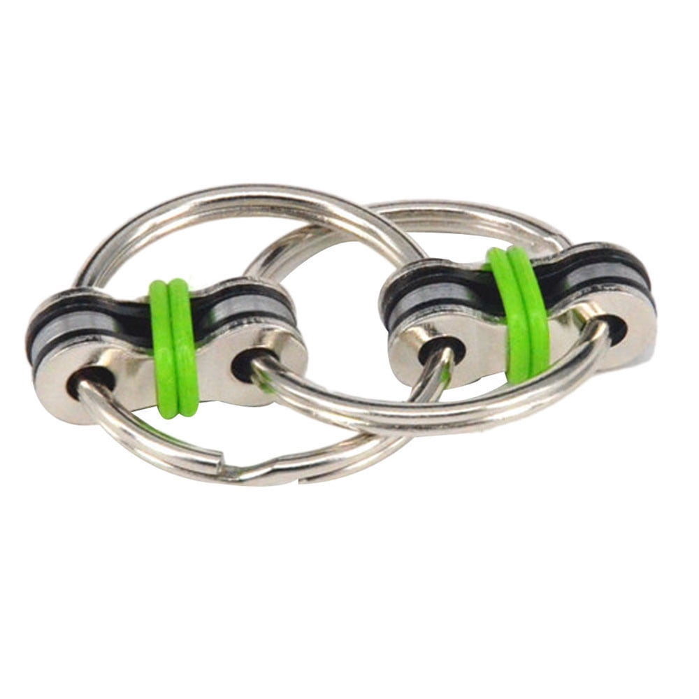 Other Games Bicycle Chain Fidget Metal Hand Spinner Key Ring Sensory