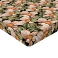 thumbnail image 4 of Ambesonne Garden Scene Fitted Sheet, Spring Floral Design, California King, Pale Olive Green Blush, 4 of 5
