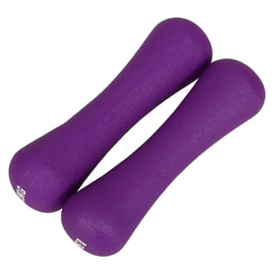 OULII 2pcs Dumbbell Weights Iron Strength Training for Women Fitness