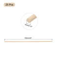 thumbnail image 2 of Uxcell 25pcs Round Wood Sticks 1/8"x6" Dowel Rod Unfinished Hardwood Stick Craft Twigs Log Stick for DIY Crafts, 2 of 6