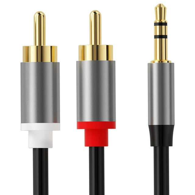 Cable de audio Lotus de una y dos vueltas, cable de audio para computadora, teléfono móvil, cable de audio RCA