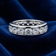 thumbnail image 4 of Pompeii 2Ct Channel Set Diamond Eternity Ring 14k Gold or Platinum Lab Grown (E/F,VS1-VS2), 4 of 4