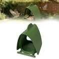 thumbnail image 4 of ERTZAE Outdoor Bird Feeder,Small Bird Feeder,Suction Cup Feeder,Easy Clean Bird Feeder,Bird Feeder For Wild Birds,2pc Plastic Hanging Bird Feeder - Green Outdoor Wild Bird House for Garden Patio, 4 of 5