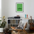 thumbnail image 4 of Art.com Porsche 911 Carrera Green Art Print by Mark Rogan, Black Frame Wall Art, 23" x 29", 4 of 5