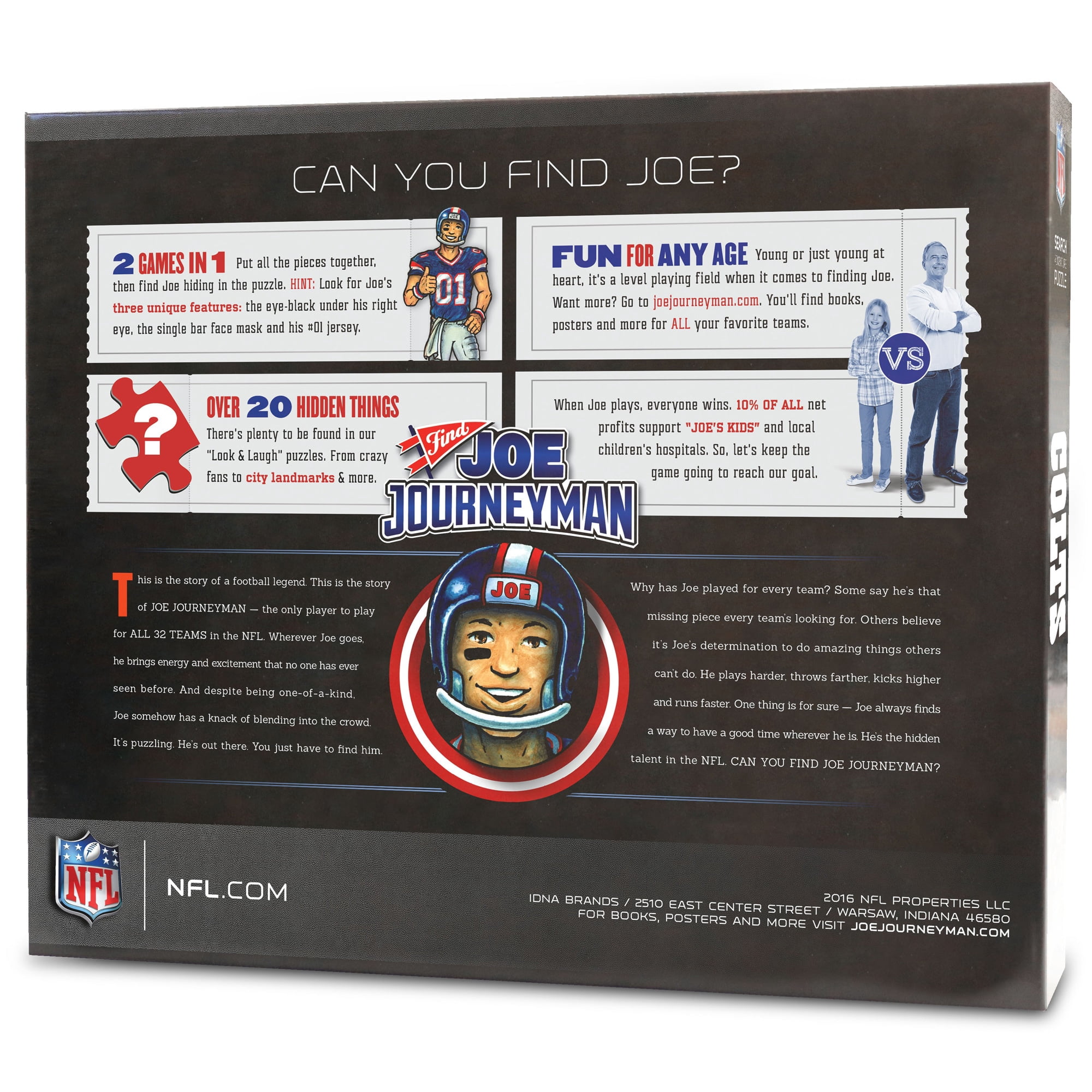 YouTheFan NFL Indianapolis Colts Joe Journeyman Puzzle - 500 PC
